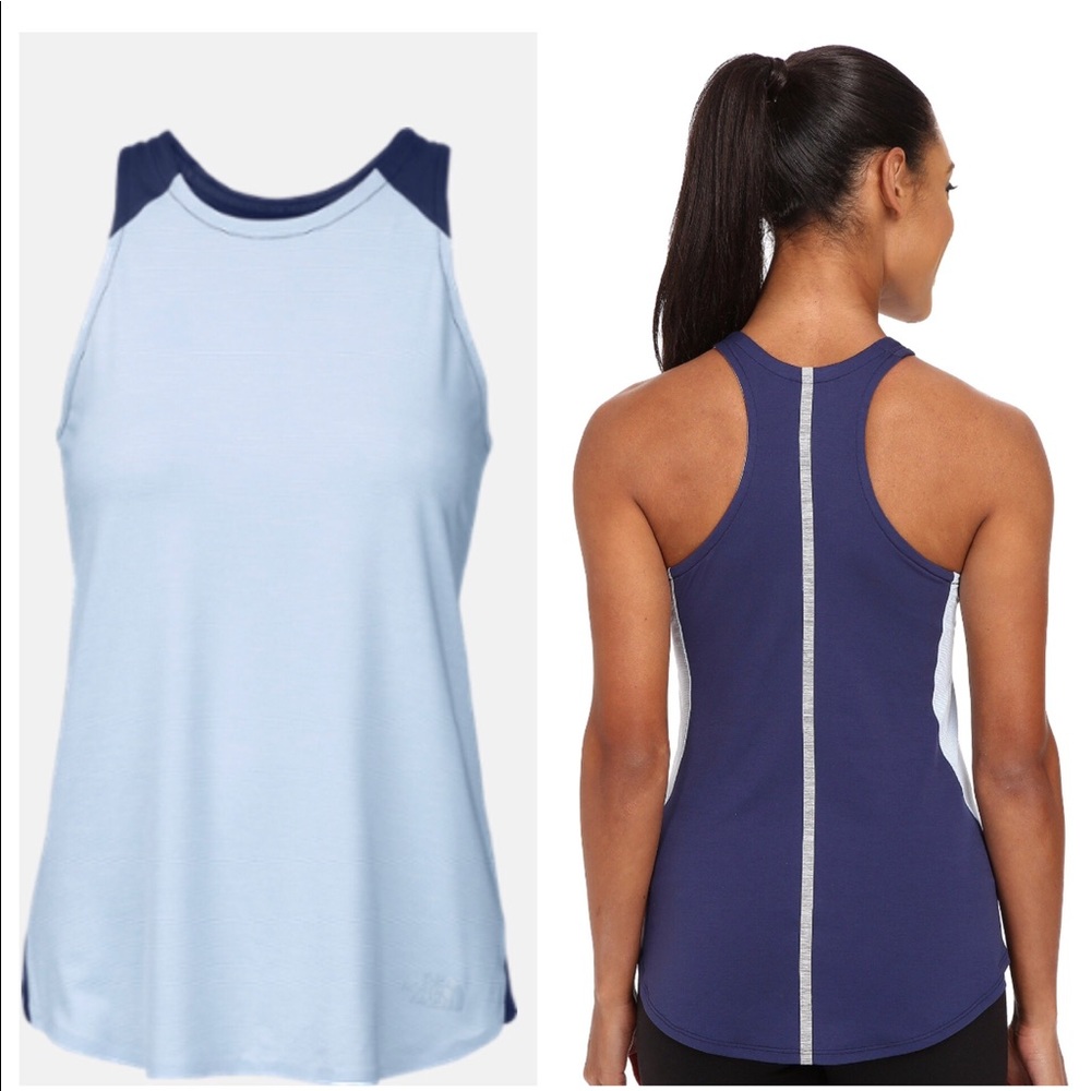 Women's Blue Sleeveless Top